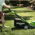 Газонокосилка аккумуляторная GREENWORKS G40LM41K4,  40см, несамоходная,  4Ач [2504707vb]